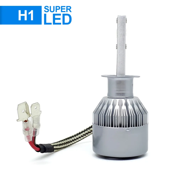 Lâmpada Super Led C6 H1 6000K Branco Frio - Image 2