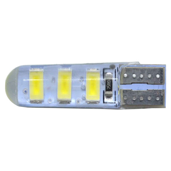 Lâmpada T10 6 Leds SMD 4041 com silicone