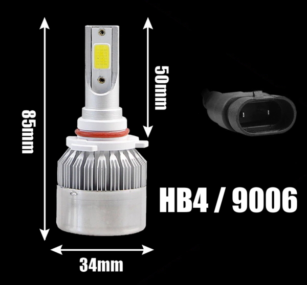 Lâmpada Super Led C6 H16/5202 6000K Branco frio - Image 3